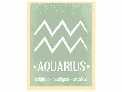 Aquarius branding design graphic design illustration logo typography vector