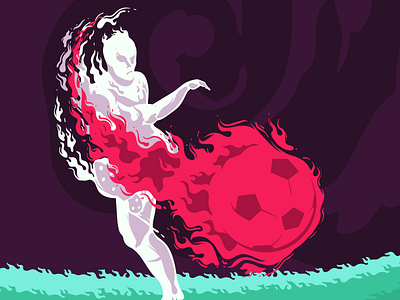 Shoot! design drawing illustration illustrator page soccer vector