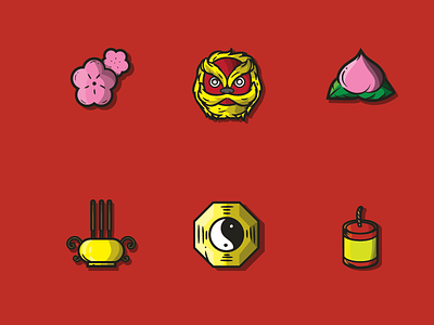 Chinese New Year Icon Set 3