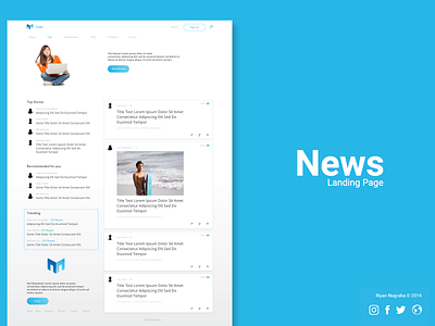 News Landing Page