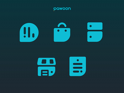 Pawoon Customize Icon Dashboard dashboard design icon interface inventory material menu outlet product report sheets user