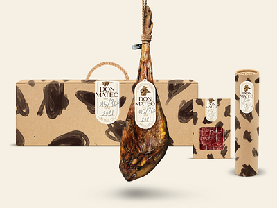 Don Mateo Packaging Set branding design graphic design packaging