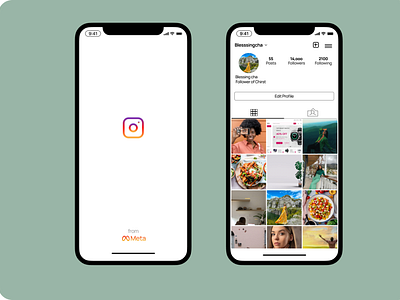 Prototype - Instagram mobile app