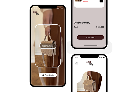 Prototype - Bagzify {Mobile app} branding design logo typography ui ux