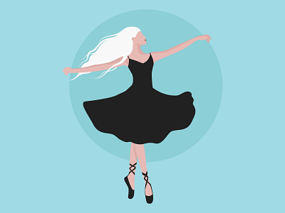 Ballerina ballerina dance dancer dribbble girl girl illustration illustration woman