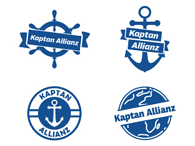 Captain Logo blue captain logo sailor