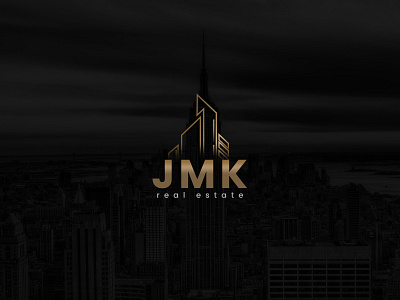 Jmk logo branding building design graphic design logo logo design motion graphics photoshop property real estate ui vector