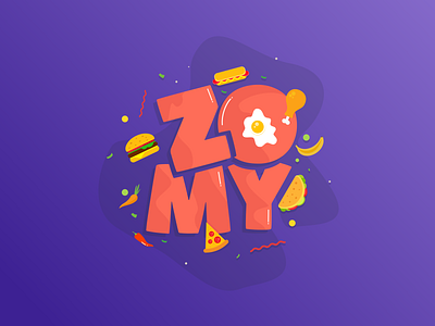 Zomy app appdesign branding design drop icon illustration logo typography ui ui design inspiration uidesign