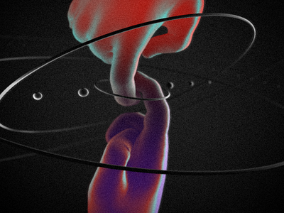 Final Contact abstract c4d cinema 4d colorama space fingering touching fingers