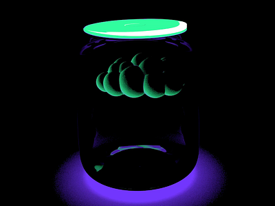 Lighting Jar 3d brilliant container endless gif green ideas ideastorm inside jar lightning loop magic psychedelic purple sam gilmore secrets surreal trapped trippy