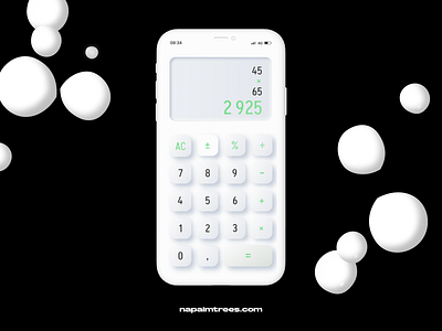 DailyUI 004 : Calculator dailyui dailyui ui design design graphic design minimal ui ux