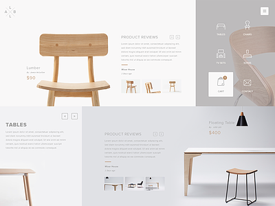 L'Boulevard chair design desk ecommerce furniture set sofa store tv ui ux web