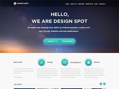 Design Spot design template web