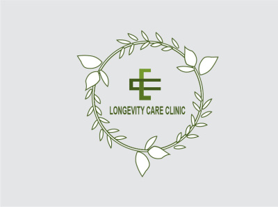 LCC OR LONGEVITY CARE CLINIC graphic design logo