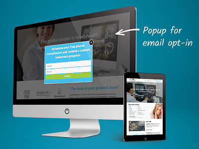Email Opt-In Form email ui web design
