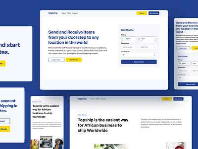 TopShip Landing Page