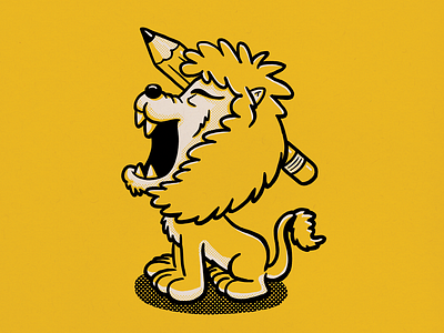 Kalamadoodle - Lion Mascot branding character design character development design icon identity illustration logo