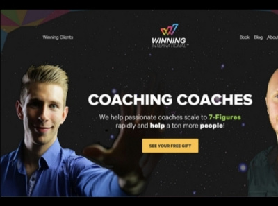 Coaching website Header