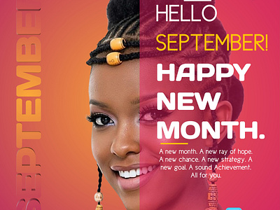 New Month flyer 3d animation branding graphic design ui