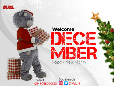 New month december design 3d animation branding design illustration logo motion graphics ui ux vector