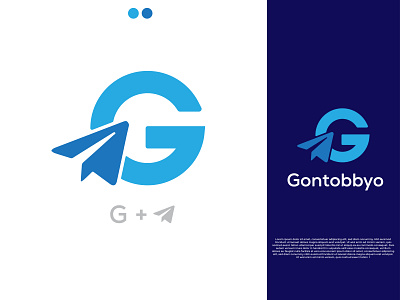Gontobbyo - G + Plane Icon branding creative logo gontobbyo gradient logo graphic design icon logo logo colour logo design logo designer minimal logo modern logo symbol travel