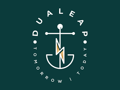 DUALEAP branding design graphic design illustration logo