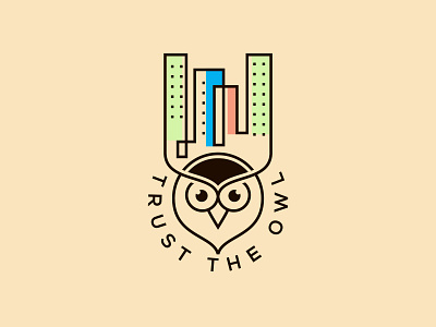 Trust The Owl branding design graphic design logo