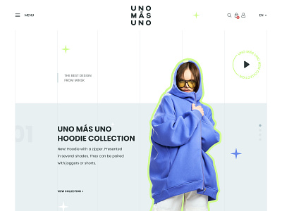 Clothing Store Website clothing store website design fashion landing page ui ux web design website for a clothing brand