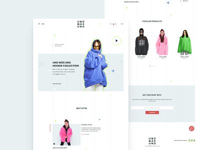 Clothing Store Website clothing store website design fashion landing page ui ux web design website for a clothing brand