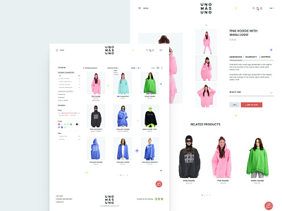 Clothing Store Website clothing store website design fashion landing page ui ux web design website for a clothing brand