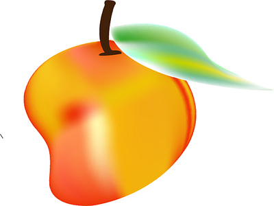 i make a Mango with the help of Adobe Illustrator Mash Tool