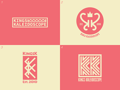Kings Kaleidoscope Icon Exploration brand identity branding butterfly crown design exploration icon kings kaleidoscope logo symbol typography
