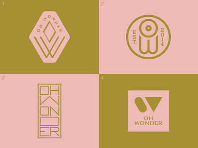 Oh Wonder Icon Exploration brand design brand identity branding design exploration icon illustration lettering logo oh wonder symbol typogaphy