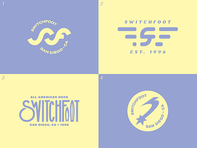 Switchfoot Icon Exploration brand identity branding design exploration icon logo symbol typogaphy