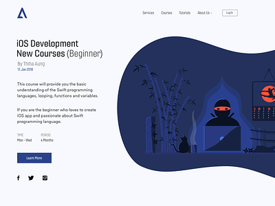 AiryNo clean development illustration minimal ui web webdesign