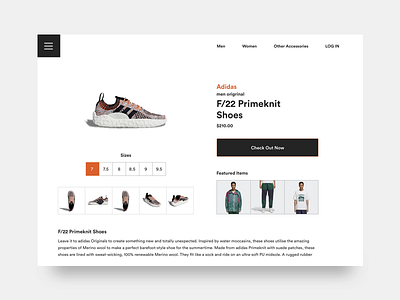 CheckOut checkout shoes ui user interface ux web design