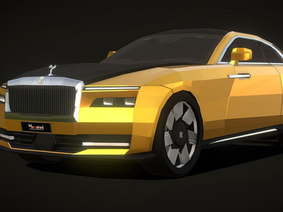 Rolls Royce Spectre 2024 | Low Poly Luxury 3D Car Model