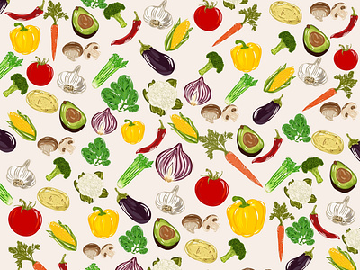 Food Illustration - Vegetables