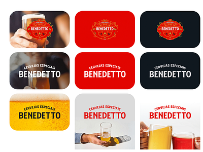 Logo Design | Benedetto b logo brand design brand identity branding branding design brewery design emblem graphic design illustration logo logo creation logo development logos logotype packaging red symbol typography yellow