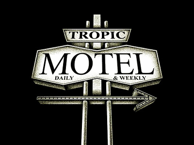 Suck It and See arctic monkeys black white hotel illustration illustrator motel music vector