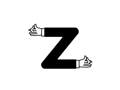 Z 36 days of type hands lettering z zen