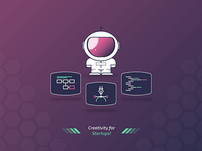Web Dreams - Service Icons astronaut branding code design development diagram icon illustration logo pen tool ui ux