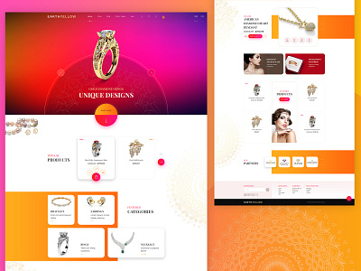 Jewellery E-Commerce design ecommence jewellery e commerce theme design themeforest ui website