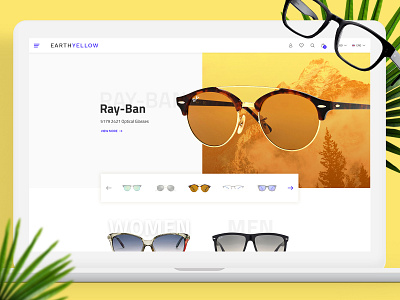 Eye Glasses E-Commerce creative design ecommence eye care theme design themeforest ui website