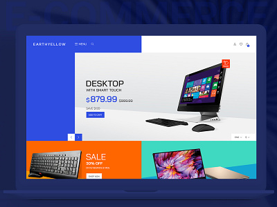 Computer/Laptop E-Commerce computer creative design ecommence laptop theme design themeforest ui website