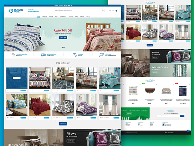 Diamond Home E-Commerce creative design design ecommence ui website