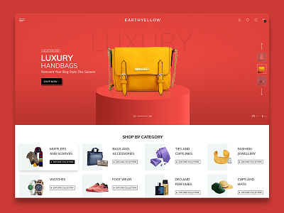 Fashion E-Commerce Home page creative design design ecommence theme design themeforest ui website
