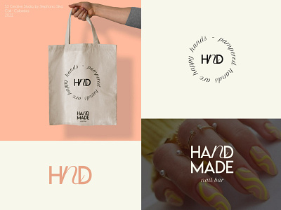 Brand concept - totebag & submark logo branding design graphic design handmade mockup typography vector