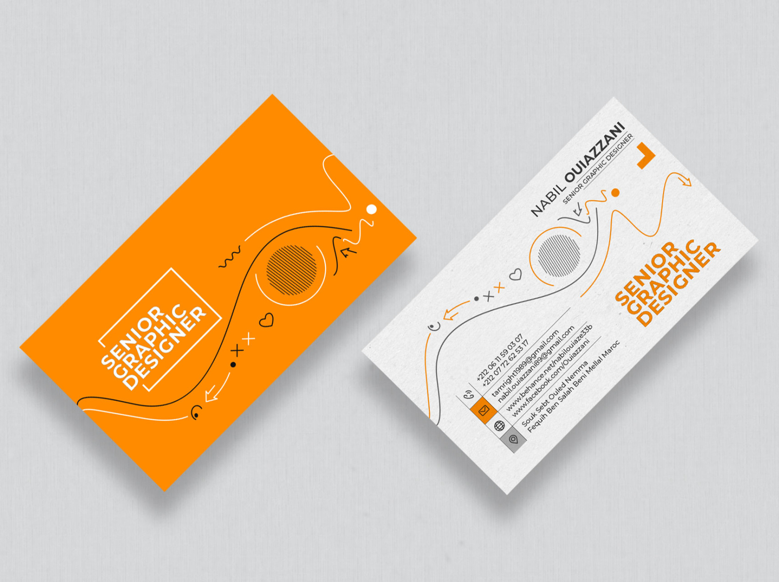 Business card 01 by NABIL on Dribbble