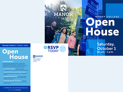 College Open House Postcard